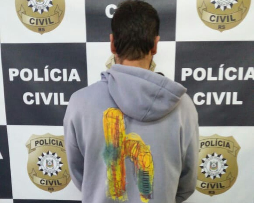 Homem foi preso em flagrante por cárcere privado e lesão corporal. — Foto: Polícia Civil/Divulgação