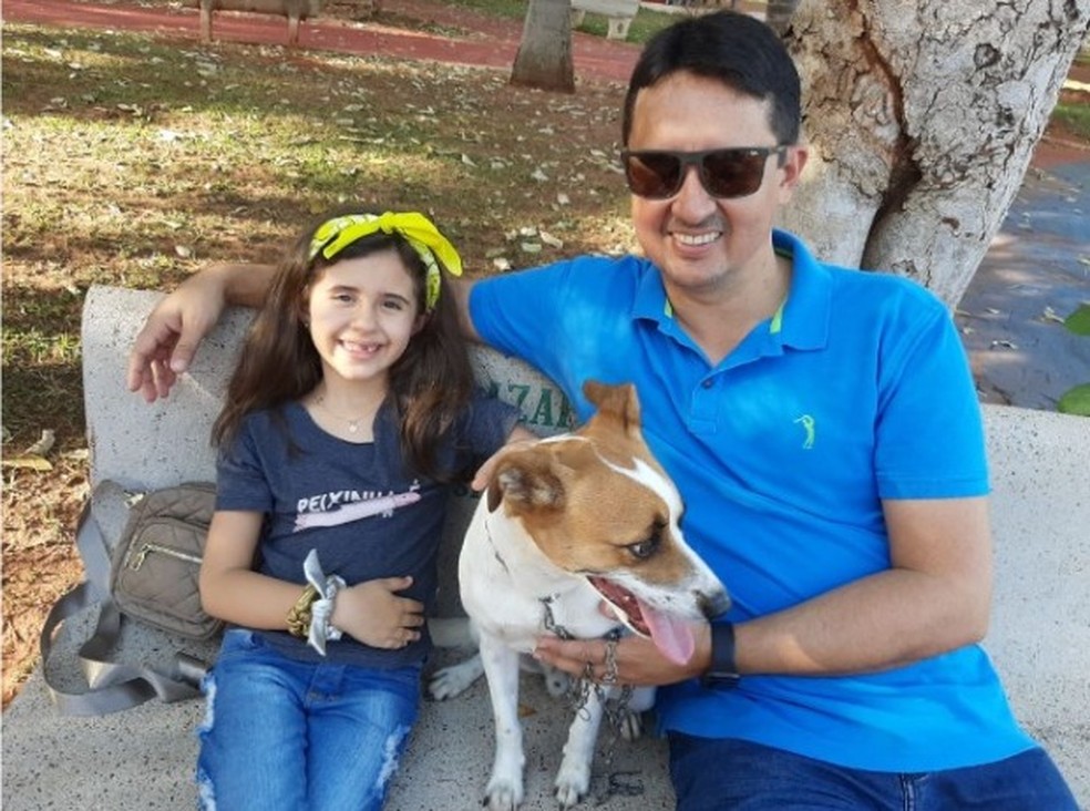 Vitória deixou que Juliana fosse a nova tutora de Rick.  — Foto: Arquivo pessoal/Reprodução
