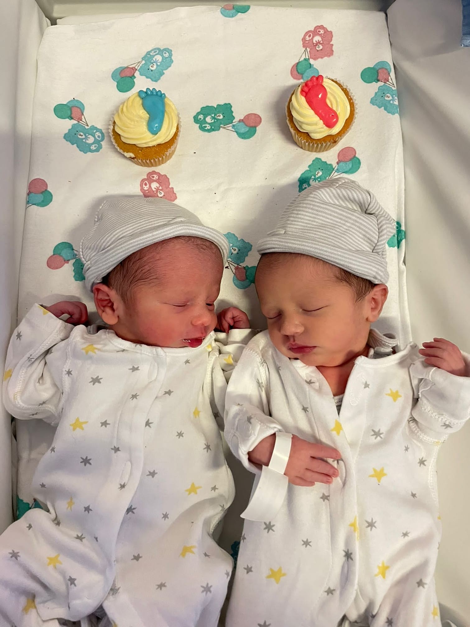 Gêmeos nasceram bem após pais passarem por 10 rodadas de FIV (Foto: Reprodução/Facebook/Margaret O'Keeffe)