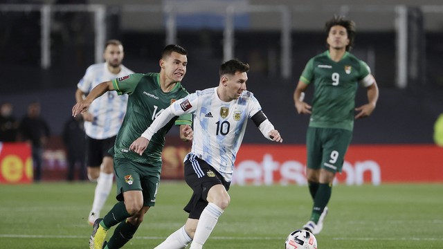 Messi Argentina x Bolívia