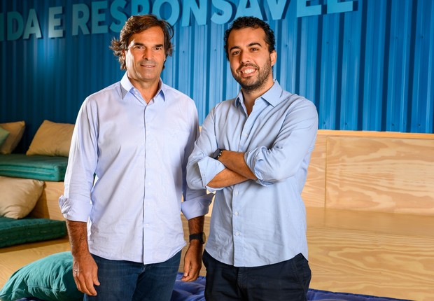 Jean Sigrist (chairman) e Pedro Conrade (fundador), da Neon (Foto: Divulgação/Neon)