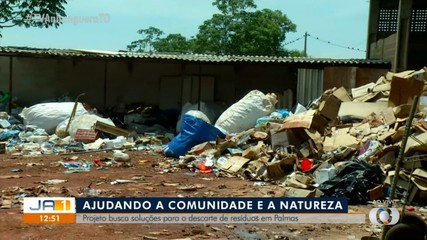 Projeto busca soluções para o descarte de resíduos em Palmas