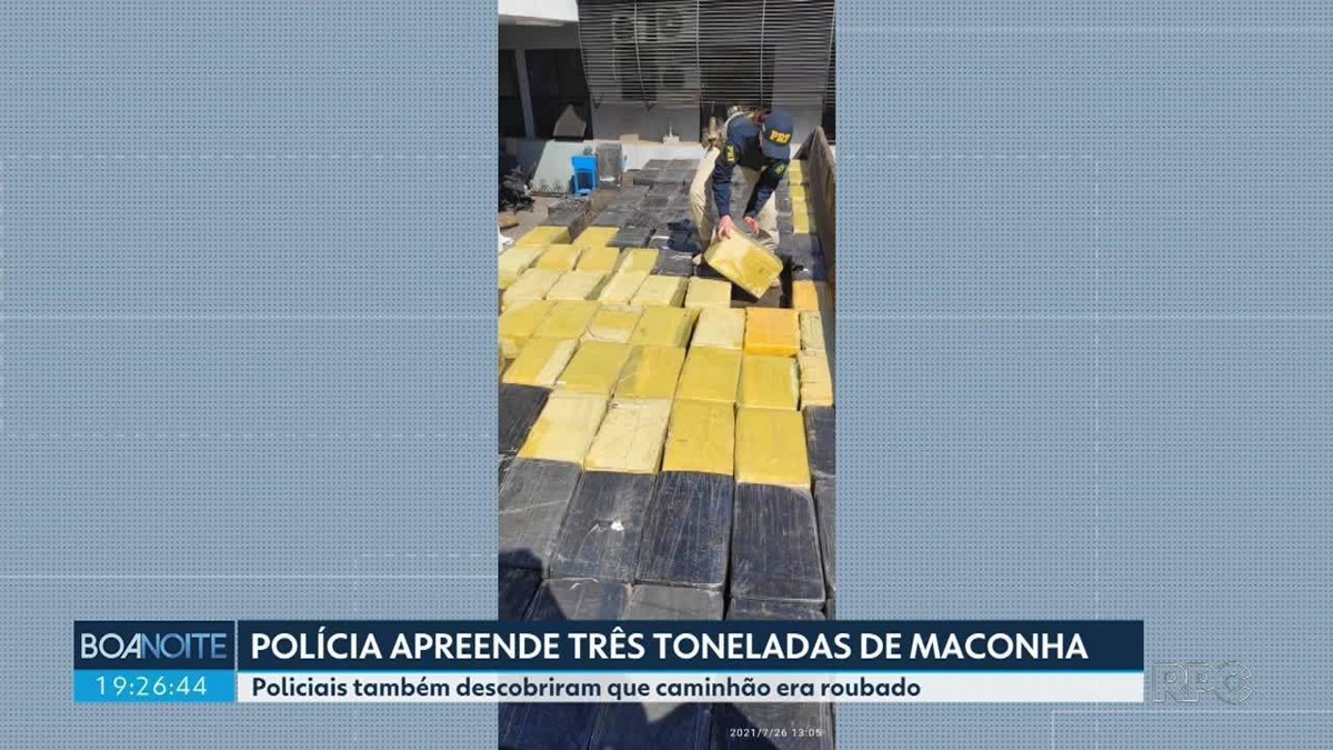Motorista é preso com 3 toneladas de maconha dentro de caminhão, em Iguaraçu - Vimarsana News