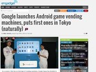Google lança máquina de venda de aplicativos no Japão