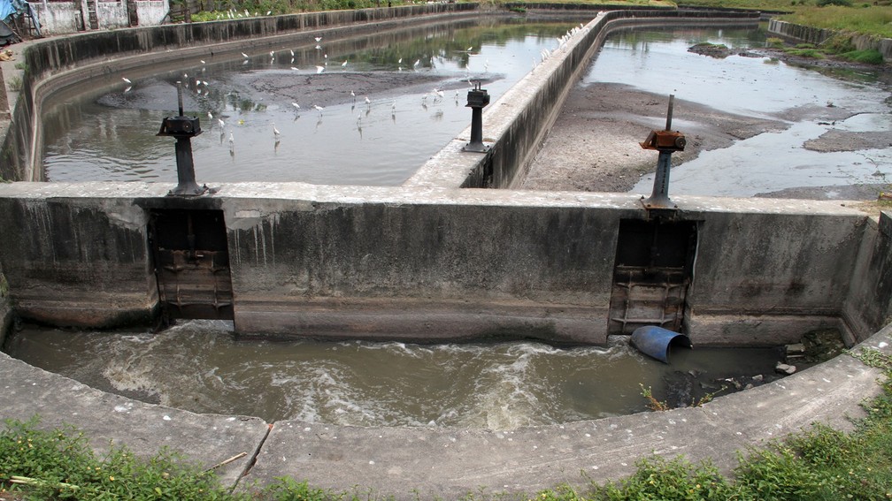 Estação de tratamento de água na Paraíba (Foto: Francisco França/Jornal da Paraíba)