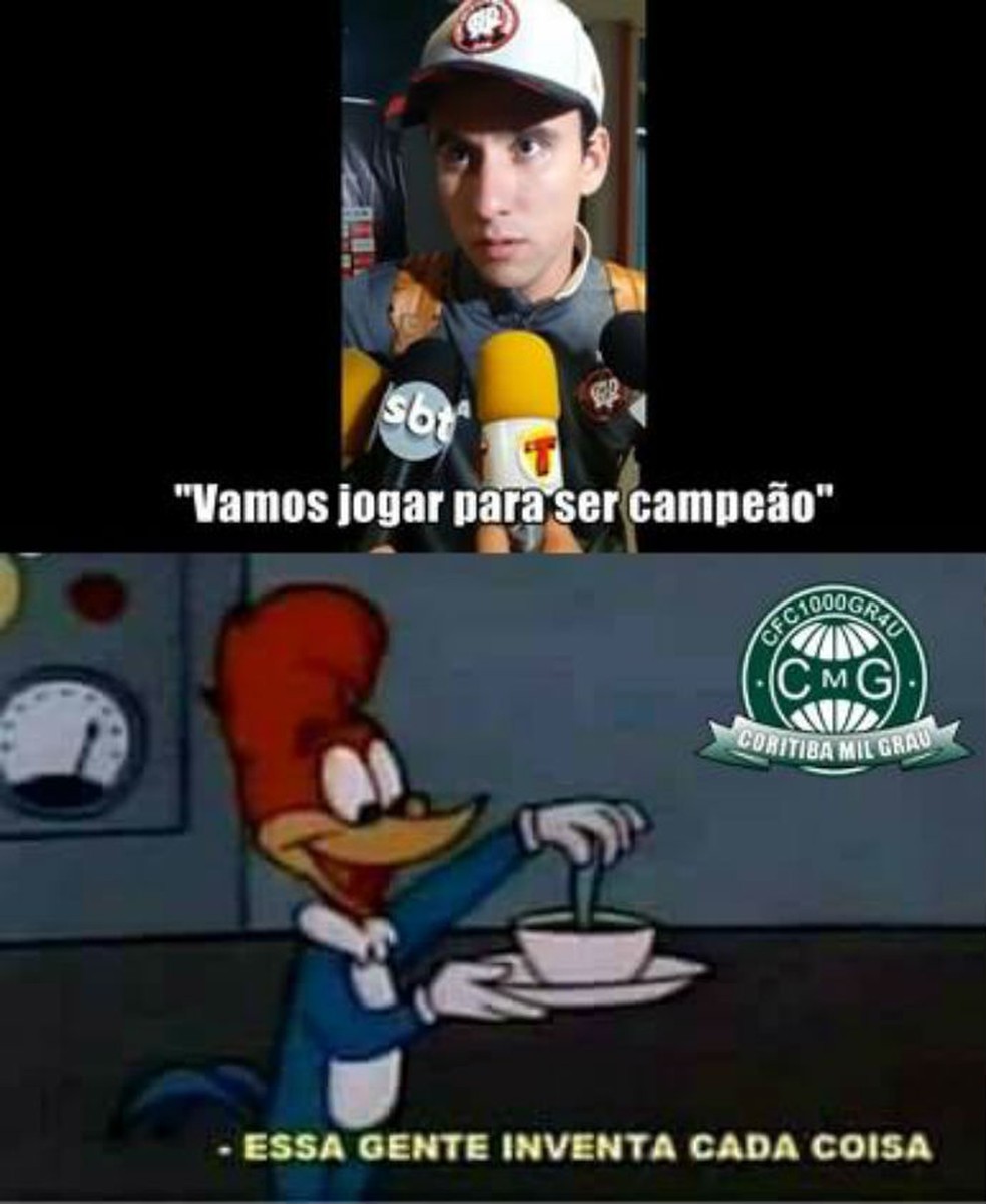 Título do Coritiba sobre o Atlético-PR gera onda de memes ...