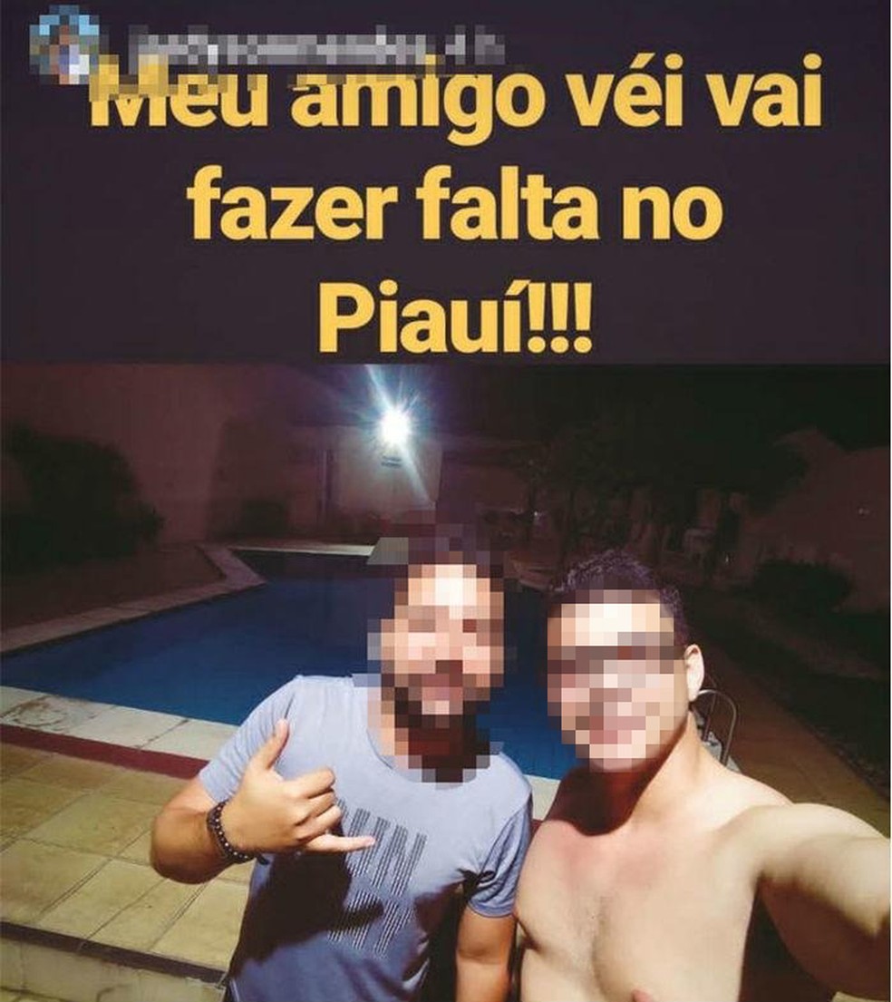 Postagem feita por amigo do acusado em tom de despedida indica que ele pode ter saído do Piauí — Foto: Reprodução/ Instagram