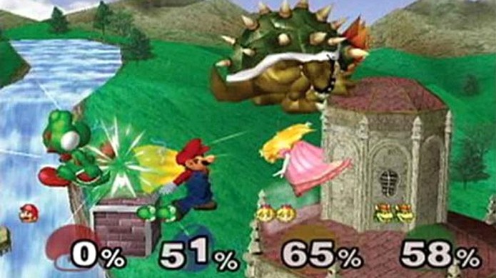 Super Smash Bros. Melee mostrou personagens da Nintendo lutando como nunca antes (Foto: Reprodução/Nintendo Wiki)