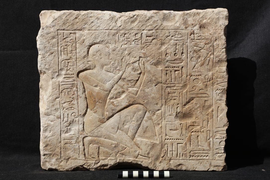 Obra encontrada no Templo de Ramsés II