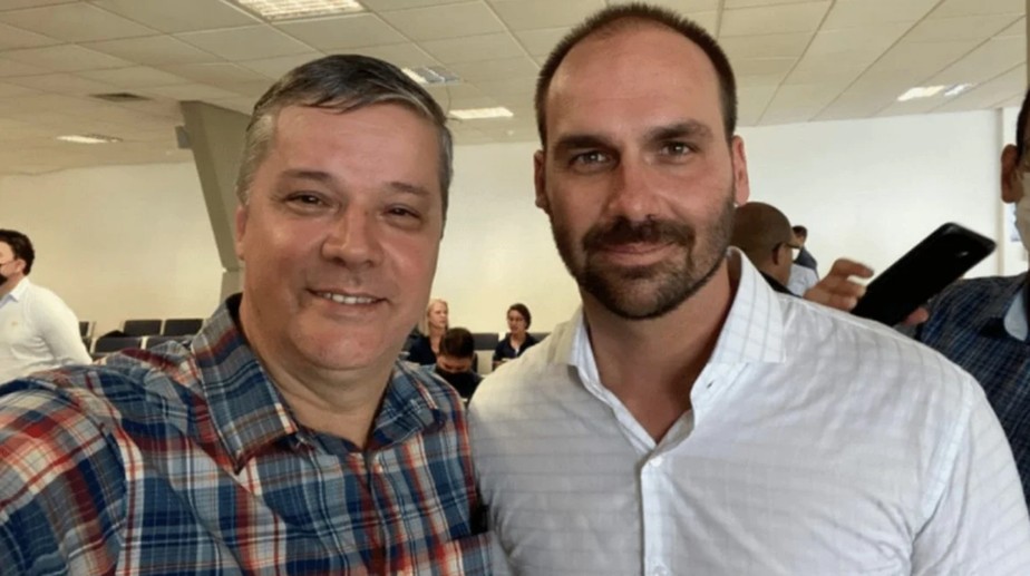 Paulo Generoso e Eduardo Bolsonaro