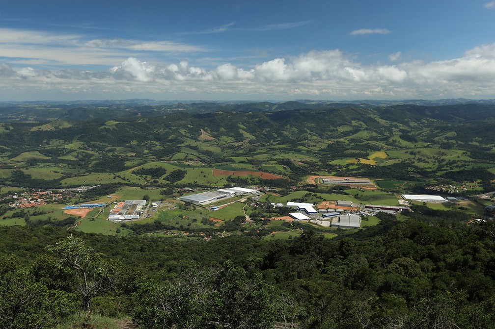 Extrema combina natureza com desenvolvimento industrial no Sul de Minas — Foto: Ricardo Q T Rodrigues/g1