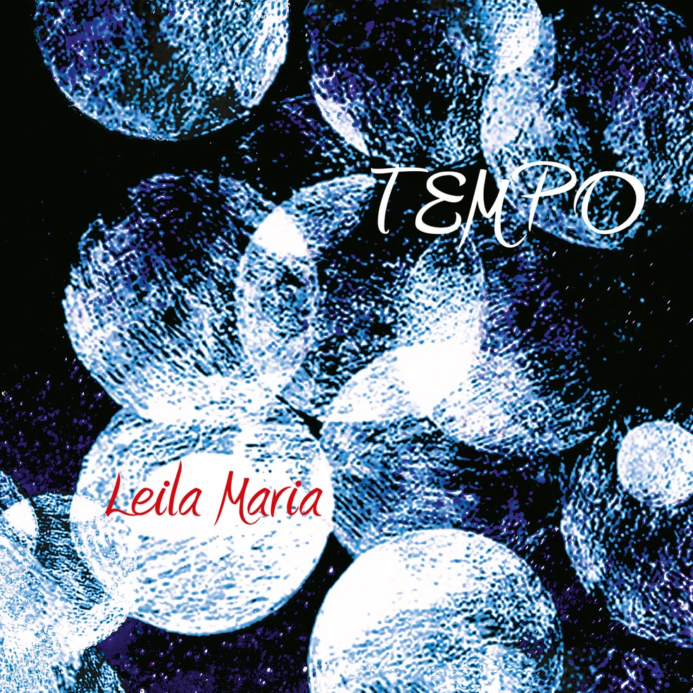 Capa do álbum 'Tempo', de Leila Maria — Foto: Ilustração de Raimundo Farias