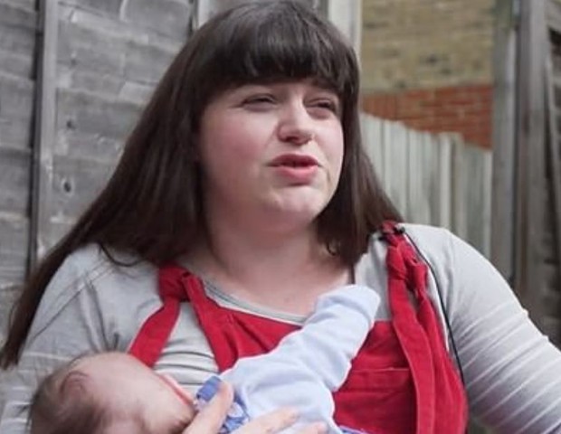 Rosie disse que foi forçada a dar à luz com máscara (Foto: Reprodução/BBC News)
