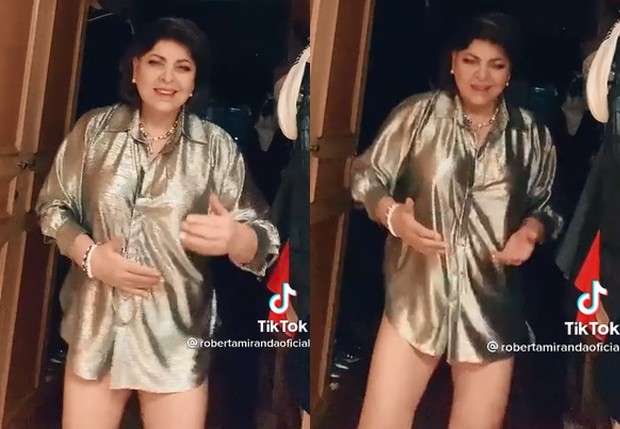 Roberta Miranda dança em seu closet (Foto: Reprodução/Instagram)