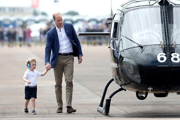 Príncipe George roubando a cena  (Foto: Getty Images)