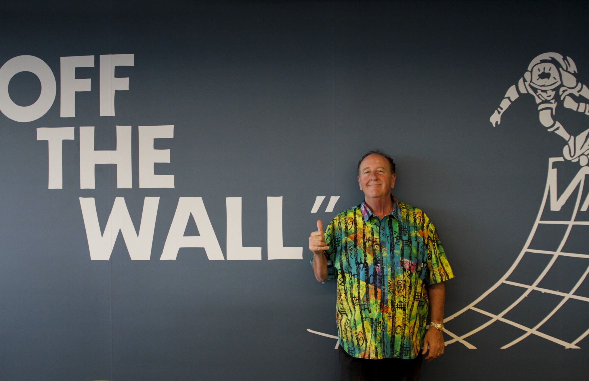 Steve Van Doren em visita ao escritório da Vans em São Paulo (Foto: Marcelo Mug)