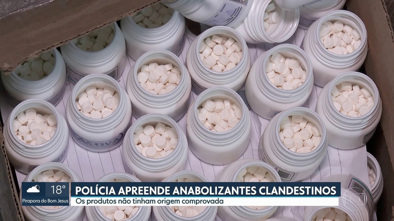 Operação policial apreende anabolizantes clandestinos na Zona Norte da capital