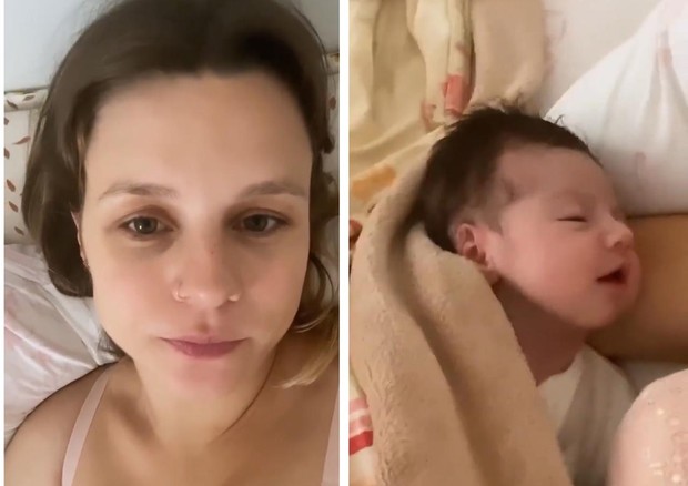 Dani Carvalho mostra o rostinho da filha, Serena (Foto: Reprodução/Instagram)