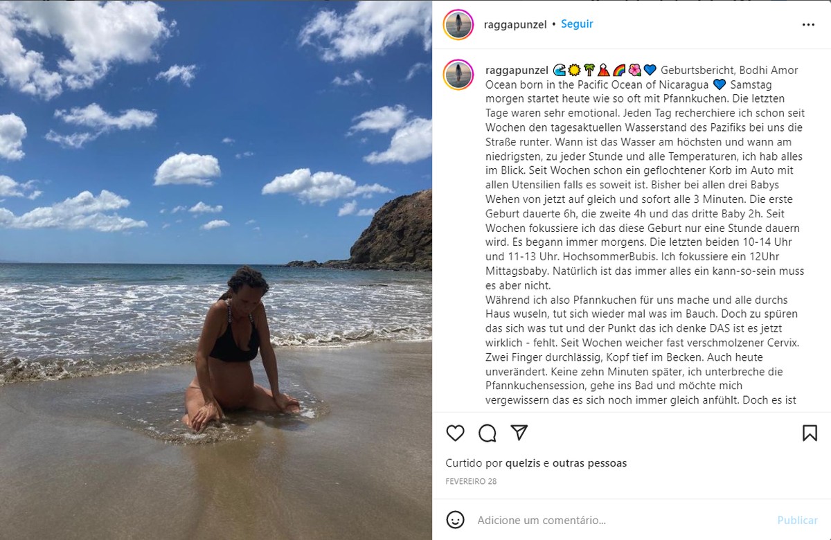 Influencer gebären auf See;  Ärzte warnen vor Risiken |  Die Gesundheit