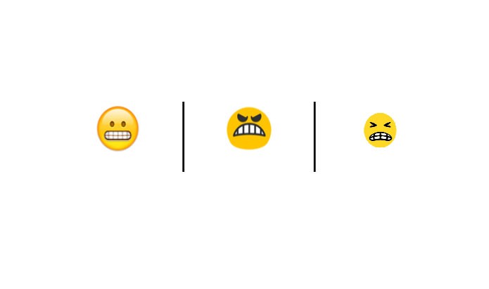 Segundo os criadores, o emoji deveria representar alguém fazendo careta, como se estivesse se esforçando muito (Foto: Reprodução/ Unicode)