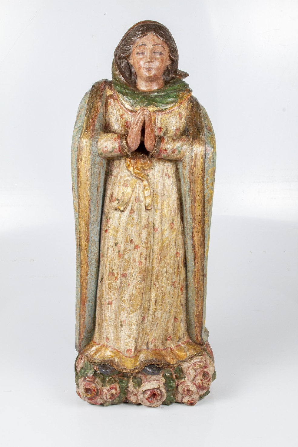 Nossa Senhora da Boa Morte, autoria desconhecida, início do século XVIII  — Foto: Secult/Divulgação 