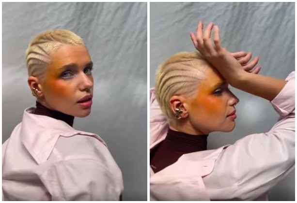 Bruna Linzmeyer muda o cabelo novamente (Foto: Instagram/Reprodução)