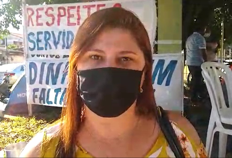Marta Valéria é pensionista em Campos dos Goytacazes, no RJ — Foto: Paulo Veiga