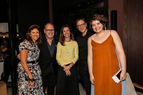 Taissa Buescu, diretora de redação da Casa Vogue, Cleber Papa, Jochen Voz, Natasha Barzaghi e Ana Luiza Cardoso