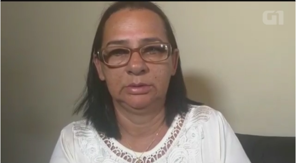 Maria Luzia Silva Carvalho da Costa, mãe de Ivanice Carvalho da Costa, morta durante perseguição policial em Lisboa (Foto: Reprodução/G1)