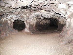 Galeria subterrânia mina Ametista do Sul RS Nossa Terra (Foto: Prefeitura de Ametista do Sul/Divulgação)