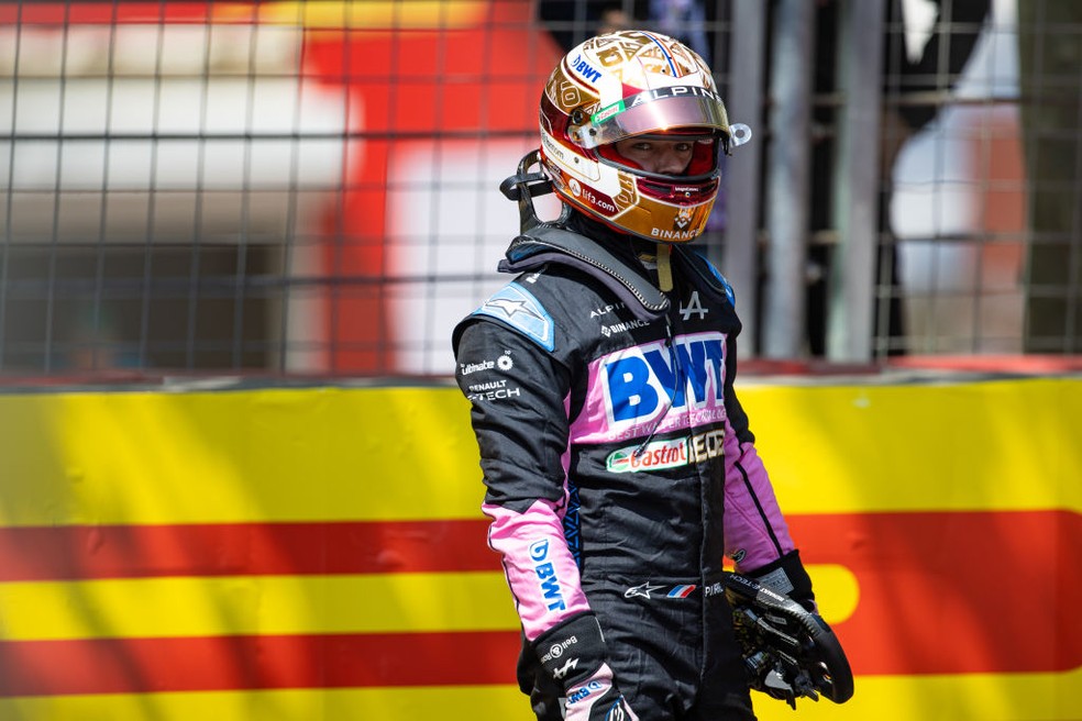 Pierre Gasly abandonou treino livre e também classificação no GP do Azerbaijão da F1 2023 — Foto:  Kym Illman/Getty Images