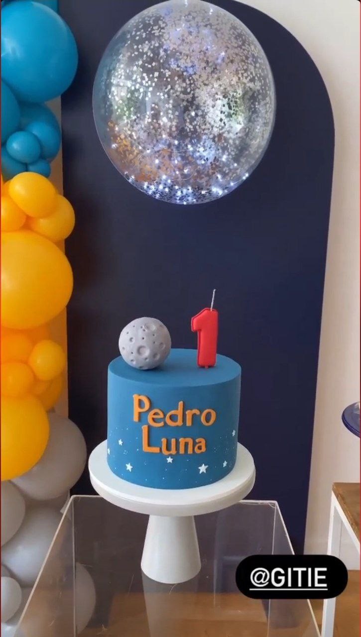 Giselle Itié faz festinha para Pedro Luna (Foto: Reprodução/Instagram)