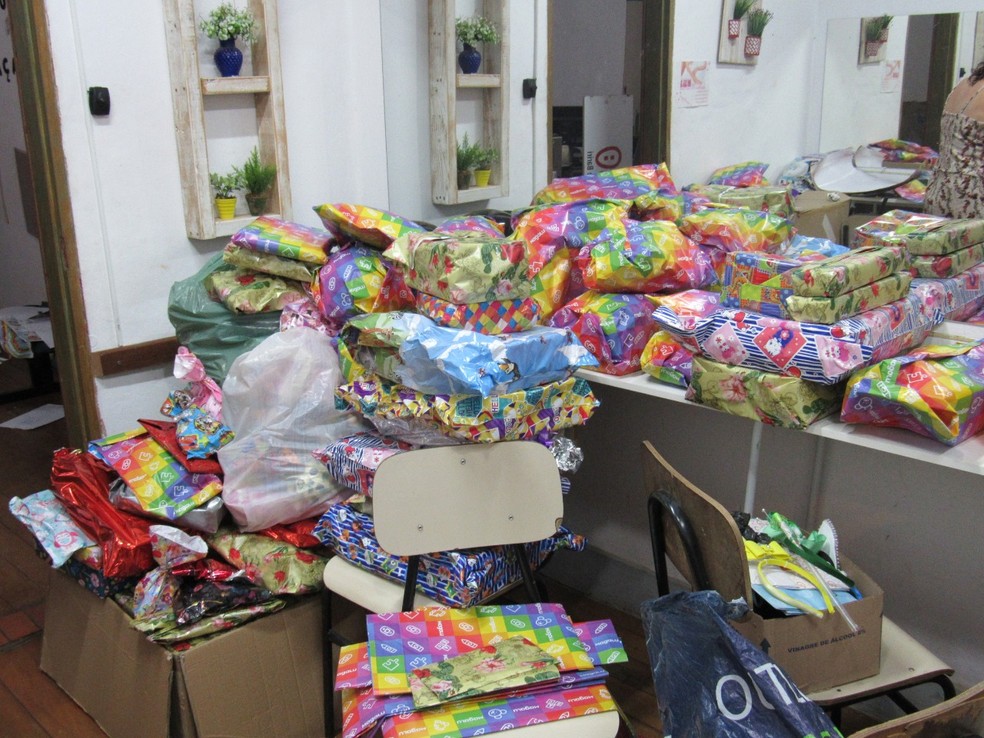 Foram doados 800 brinquedos que ser?o distribu?dos no Dia das Crian?as em Bariri  ? Foto: Jefferson Viana/ Arquivo pessoal 