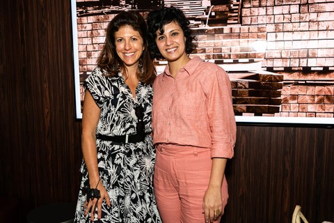 Taissa Buescu, diretora de redação da Casa Vogue, e Ana Belizário