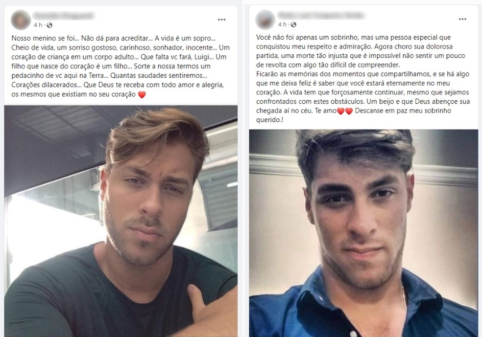 Familiares e amigos homenagearam jovem de Jundiaí (SP) nas redes sociais — Foto: Facebook/Reprodução