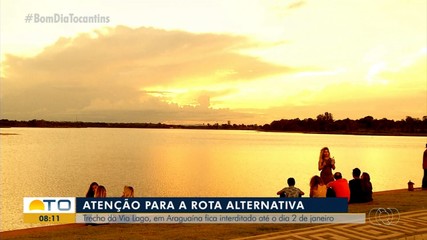 Programação de Natal interdita avenidas perto da Via Lago até 2 de janeiro em Araguaína