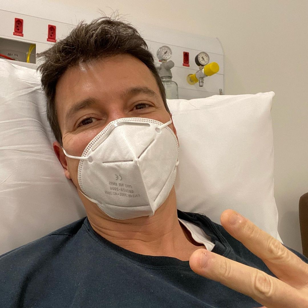Com Covid-19, Rodrigo Faro posta do hospital (Foto: Reprodução)