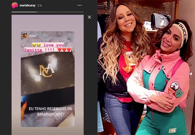 Mariah Carey se declara a Anitta (Foto: Reprodução/Instagram)