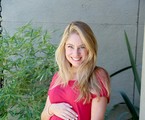 Juliana Baroni, grávida de seis meses | Arquivo pessoal