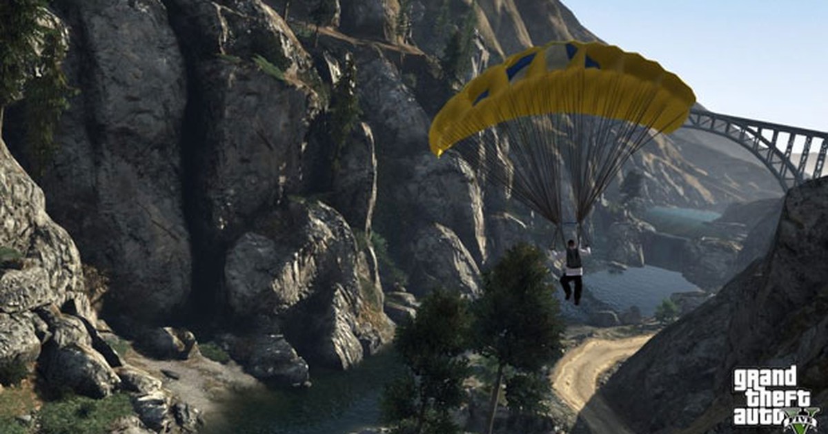 Imagens de 'GTA V' mostram motocross e salto de paraquedas  - G1