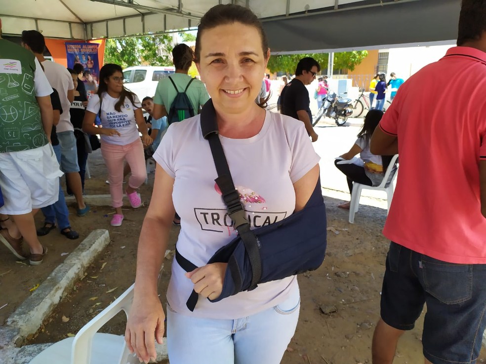 A administradora Janicleia Maia espera realizar o sonho de cursar medicina — Foto: Amanda Lima