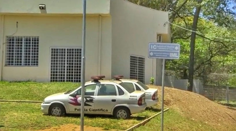 Criança foi encaminhada ao IML de Araraquara (SP) — Foto: Reprodução/EPTV