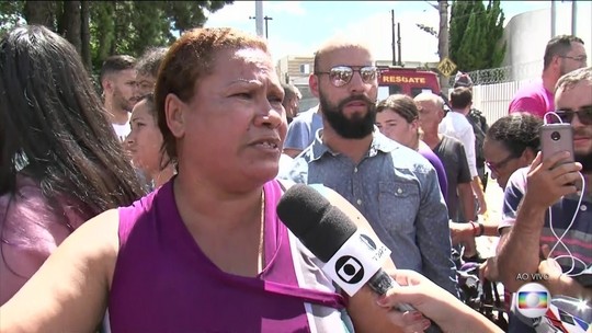 Mãe de aluna diz que filha e estudantes evitaram entrada de atirador em sala