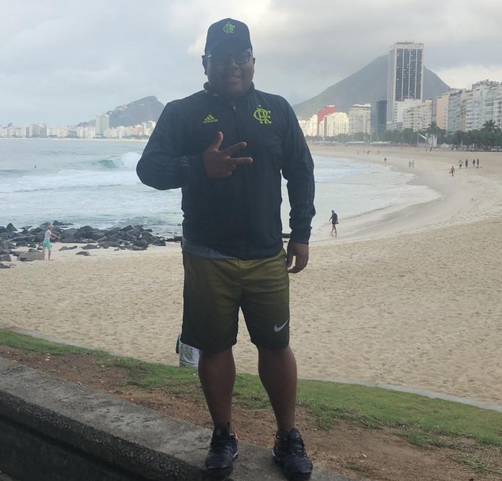 Diego era flamenguista e tinha o sonho de conhecer o Maracanã — Foto: Arquivo pessoal