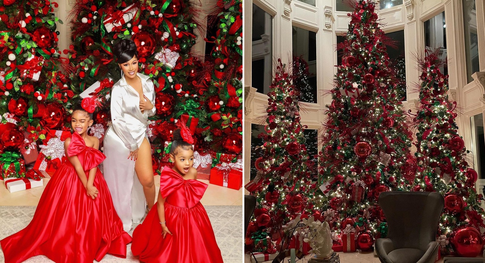 Cardi B comemora Natal em família (Foto: Reprodução/Instagram)