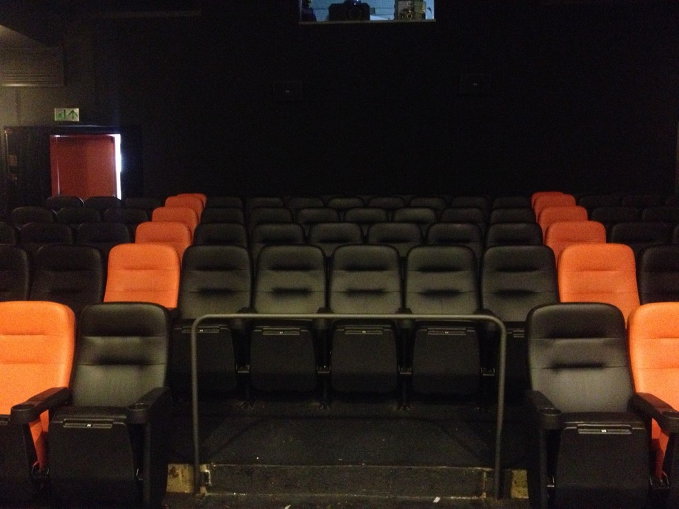 Poltronas das salas de cinema do Espaço Itaú de Cinema Anexo, na rua Augusta 1470, no Centro de São Paulo. — Foto: Divulgação 