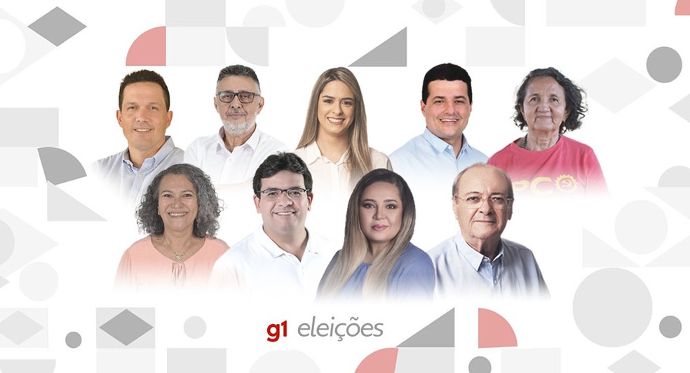 Candidatos ao governo do Piauí em 2022 — Foto: arte g1