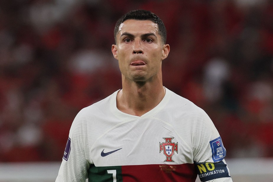 A possível última copa de Cristiano Ronaldo terminou com eliminação para Marrocos por 1 a 0 nas quartas