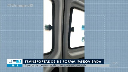 Pacientes de Paraíso que fazem hemodiálise em Palmas são transportados sem segurança