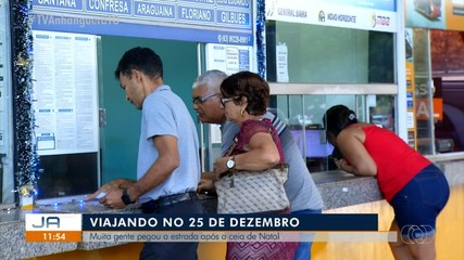 Depois da ceia de Natal é hora de pegar a estrada e volta para casa